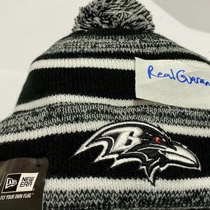 RARE Nwt Baltimore Ravens 2014 BLACK ALT New Era Sport Knit Hat Cap Winter Hat